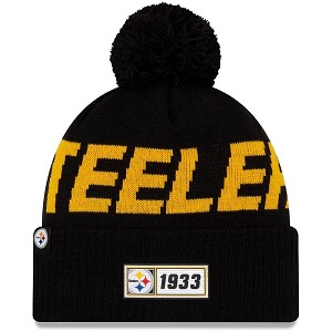 CAPPELLO NEW ERA SIDELINE 2019 ROAD KNIT  PITTSBURGH STEELERS