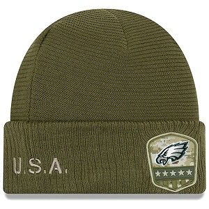 CAPPELLO NEW ERA SALUTE TO SERVICE KNIT 2019  PHILADELPHIA EAGLES