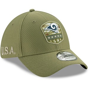 CAPPELLO NEW ERA 39THIRTY SALUTE TO SERVICE 2019  LOS ANGELES RAMS