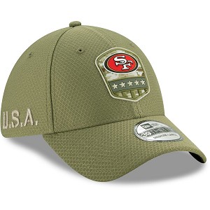 CAPPELLO NEW ERA 39THIRTY SALUTE TO SERVICE 2019  SAN FRANCISCO 49ERS