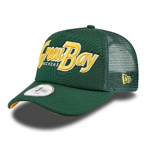 CAPPELLO NEW ERA TRUCKER SCRIPT  GREEN BAY PACKERS