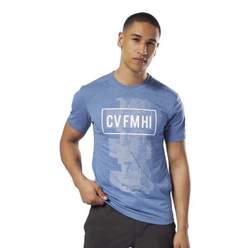 TSHIRT REEBOK CROSSFIT D94881 BURNOUT SOLID SS - SOLID BURNOUT AZZURRO 3e1937 TSHIRT REEBOK CROSSFIT D94881 BURNOUT SOLID SS - SOLID BURNOUT AZZURRO 3e1937