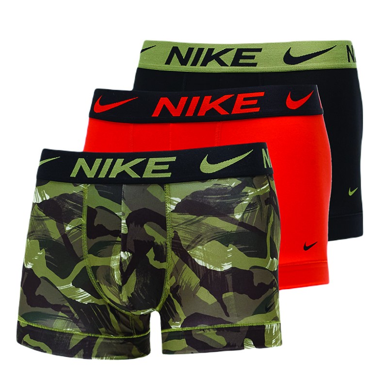 INTIMO NIKE DRY FIT ESSENTIAL KE1156 AMQ 3PACK NERO ARANCIO CAMO