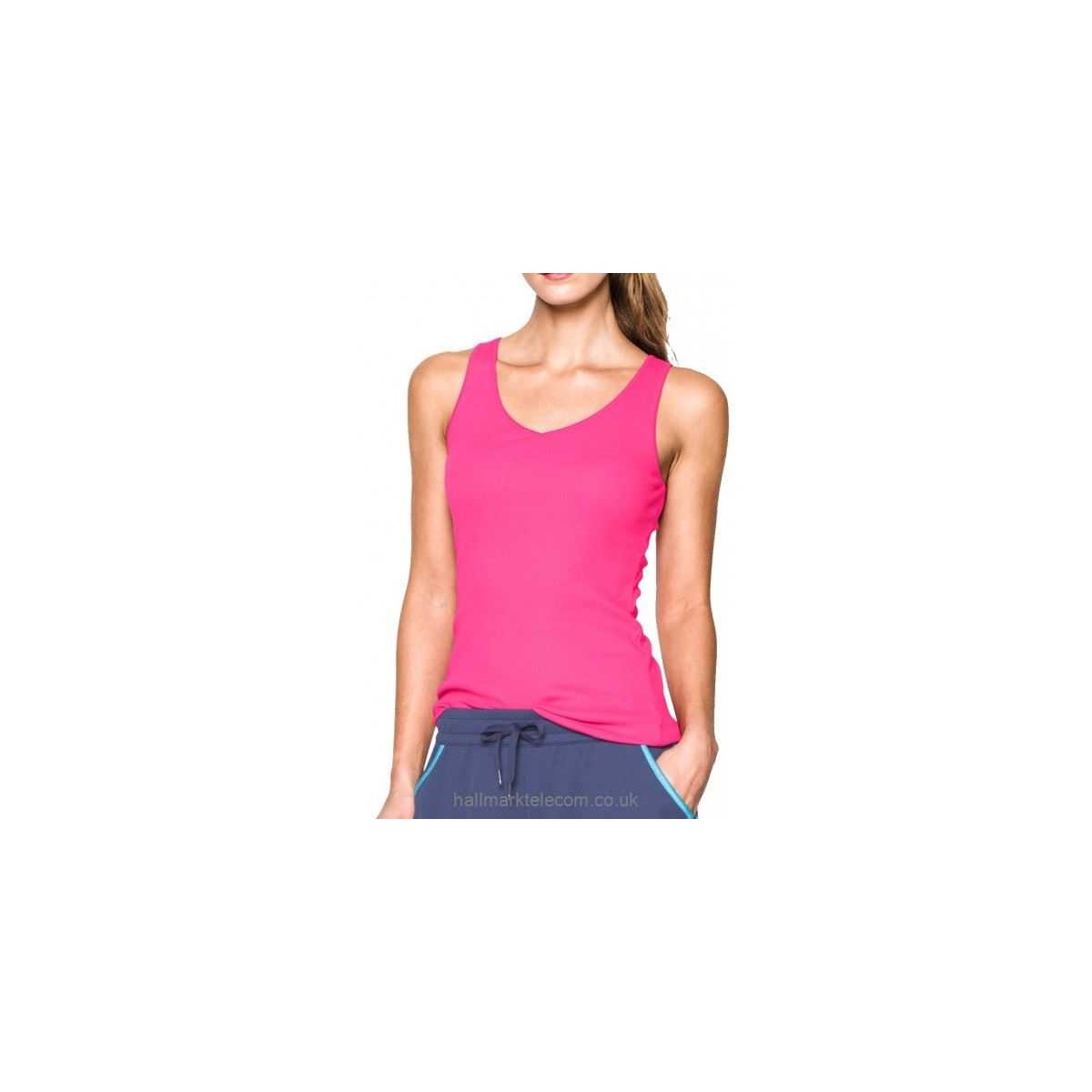 CANOTTA UNDER ARMOUR W STOCK RUNNING FUCSIA DONNA UNDER ARMOUR SPORTS WEAR