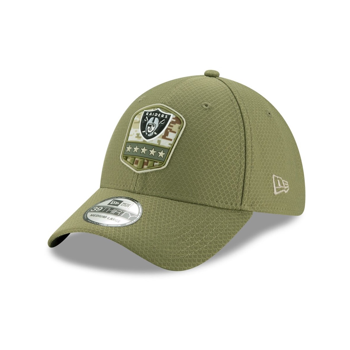 CAPPELLO NEW ERA 39THIRTY SALUTE TO SERVICE 2019 OAKLAND RAIDERS ...