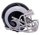 MINI HELMET RIDDELL REVO SPEED  LOS ANGELES RAMS