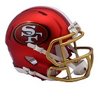 MINI HELMET RIDDELL REVO SPEED BLAZE SAN FRANCISCO 49ERS