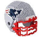 PUZZLE FOREVER 3D BRXLZ NFL TEAM HELMET  NEW ENGLAND PATRIOTS