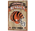 PANNELLO LEGNO WINCRAFT ESTABLISHED 38 X 61 CM CINCINNATI BENGALS