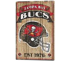 PANNELLO LEGNO WINCRAFT ESTABLISHED 38 X 61 CM TAMPA BAY BUCCANEERS