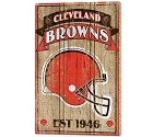 PANNELLO LEGNO WINCRAFT ESTABLISHED 38 X 61 CM CLEVELAND BROWNS