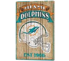 PANNELLO LEGNO WINCRAFT ESTABLISHED 38 X 61 CM MIAMI DOLPHINS