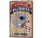 PANNELLO LEGNO WINCRAFT ESTABLISHED 38 X 61 CM NEW ENGLAND PATRIOTS