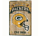 PANNELLO LEGNO WINCRAFT ESTABLISHED 38 X 61 CM GREEN BAY PACKERS