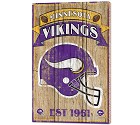 PANNELLO LEGNO WINCRAFT ESTABLISHED 38 X 61 CM MINNESOTA VIKINGS