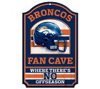 PANNELLO LEGNO WINCRAFT FAN CAVE 28 X 43 CM  DENVER BRONCOS