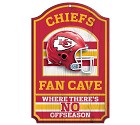 PANNELLO LEGNO WINCRAFT FAN CAVE 28 X 43 CM  KANSAS CITY CHIEFS