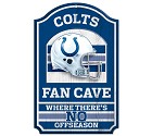 PANNELLO LEGNO WINCRAFT FAN CAVE 28 X 43 CM  INDIANAPOLIS COLTS