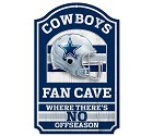 PANNELLO LEGNO WINCRAFT FAN CAVE 28 X 43 CM  DALLAS COWBOYS