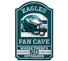 PANNELLO LEGNO WINCRAFT FAN CAVE 28 X 43 CM  PHILADELPHIA EAGLES