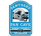 PANNELLO LEGNO WINCRAFT FAN CAVE 28 X 43 CM  CAROLINA PANTHERS