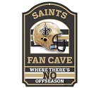 PANNELLO LEGNO WINCRAFT FAN CAVE 28 X 43 CM  NEW ORLEANS SAINTS