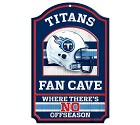 PANNELLO LEGNO WINCRAFT FAN CAVE 28 X 43 CM  TENNESSEE TITANS