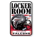 PANNELLO PLASTICA WINCRAFT LOCKER ROOM 27 X 42 CM ATLANTA FALCONS