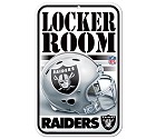 PANNELLO PLASTICA WINCRAFT LOCKER ROOM 27 X 42 CM  OAKLAND RAIDERS