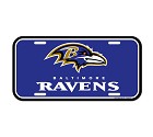 PANNELLO PLASTICA WINCRAFT LICENSE PLATE 15 X 30 CM  BALTIMORE RAVENS