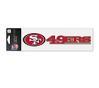 ADESIVO WINCRAFT SQUADRA NFL 7,5 X 25 CM  SAN FRANCISCO 49ERS