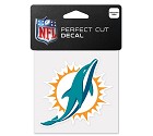 ADESIVO WINCRAFT LOGO SQUADRA NFL 10 X 10 CM  MIAMI DOLPHINS