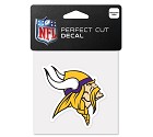 ADESIVO WINCRAFT LOGO SQUADRA NFL 10 X 10 CM  MINNESOTA VIKINGS