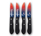 SET COLTELLI NOVELTY 990001 STEAK KNIFES 4 PCS NEW ENGLAND PATRIOTS