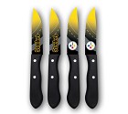 SET COLTELLI NOVELTY 990001 STEAK KNIFES 4 PCS  PITTSBURGH STEELERS