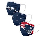 MASCHERINA FOCO 3 PACK ADULTO  NEW ENGLAND PATRIOTS