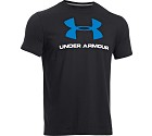 MAGLIA UNDER ARMOUR SHIRT BIG LOGO SPORT  NERO