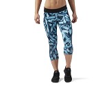 PANTALONE REEBOK CROSSFIT CD5776 W CAPRI  AZZURRO