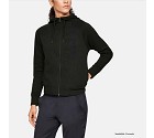 FELPA UNDER ARMOUR 1321186 W RIVAL FULLZIP  VERDE SCURO