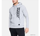 FELPA UNDER ARMOUR 1322028 RIVAL CAPPUCCIO  GRIGIO