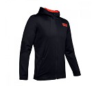 FELPA UNDER ARMOUR GAMETIME FULLZIP 1345214  NERO