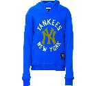 FELPA MAJESTIC MNY1289 OVERHEAD NEW YORK YANKEES BOY  BLU ROYAL