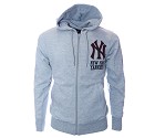 FELPA MAJESTIC TREBOY ZIP SWEAT  GRIGIO MELANGE