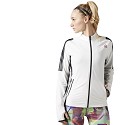 FELPA REEBOK CROSSFIT B45946 TRACK JKT  BIANCO