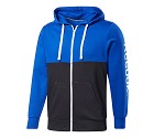 FELPA REEBOK CROSSFIT ZIP LINEAR LOGO FI1953  BLU ROYAL