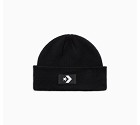 CAPPELLO CONVERSE SHORT DOME BEANIE LOGO  NERO