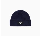 CAPPELLO CONVERSE SHORT DOME BEANIE LOGO  BLU