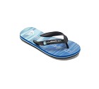 CIABATTA QUIKSILVER RAGAZZO MOLOKAI ART II  AZZURRO