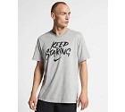 TSHIRT NIKE BQ1838 DRI-FIT DFC  GRIGIO