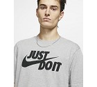 TSHIRT NIKE JDI SWOOSH AR5006 063  GRIGIO